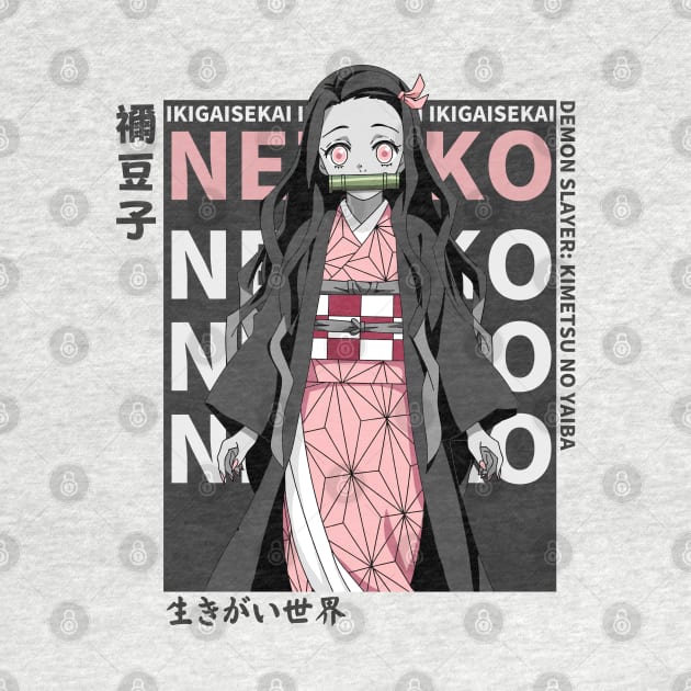 Nezuko Kamado: Magazine-Style Artwork Demon Slayer IKIGAISEKAI by IKIGAISEKAI